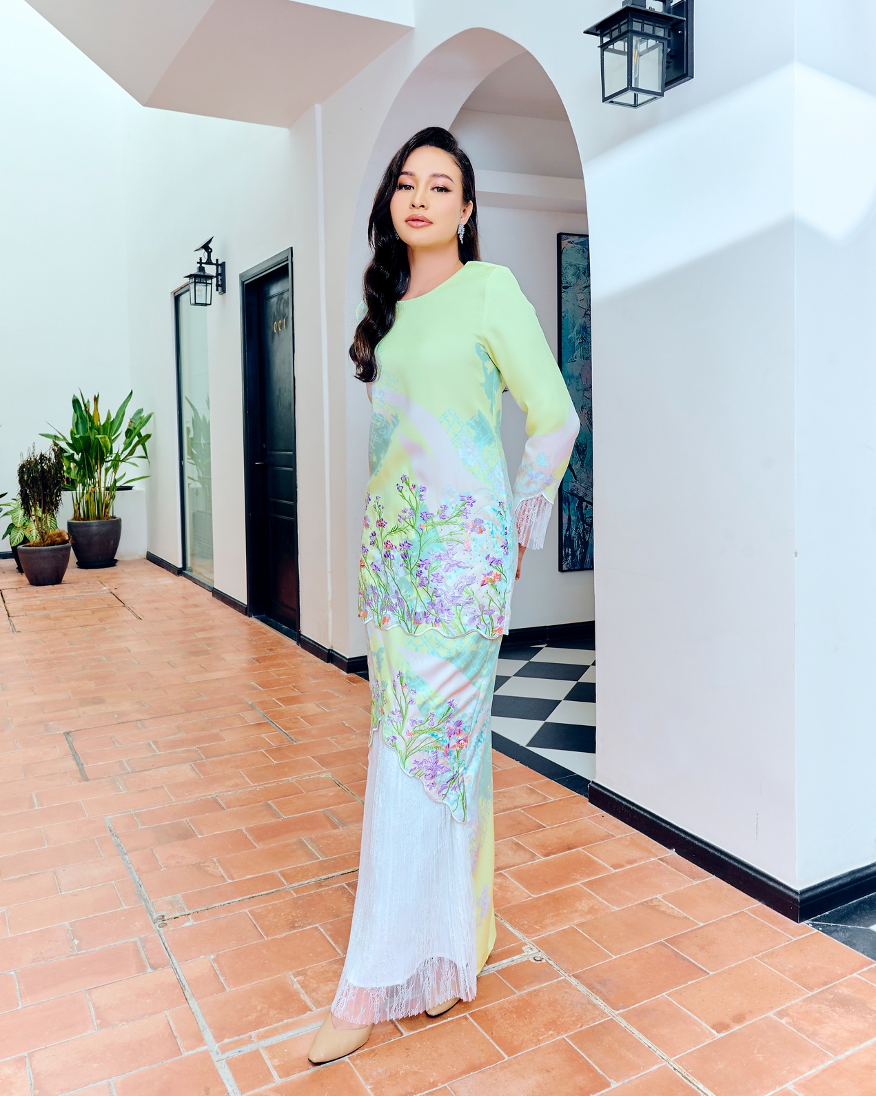 JASMINE KURUNG - LIME GREEN